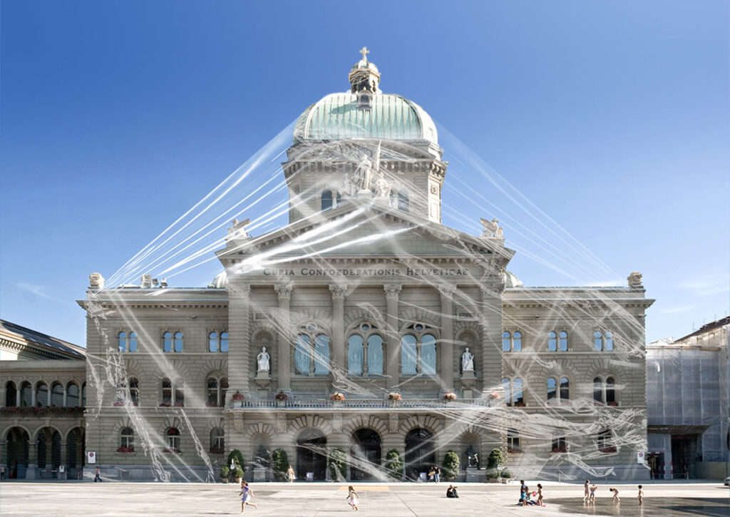 Plastik Schweiz Bundeshaus